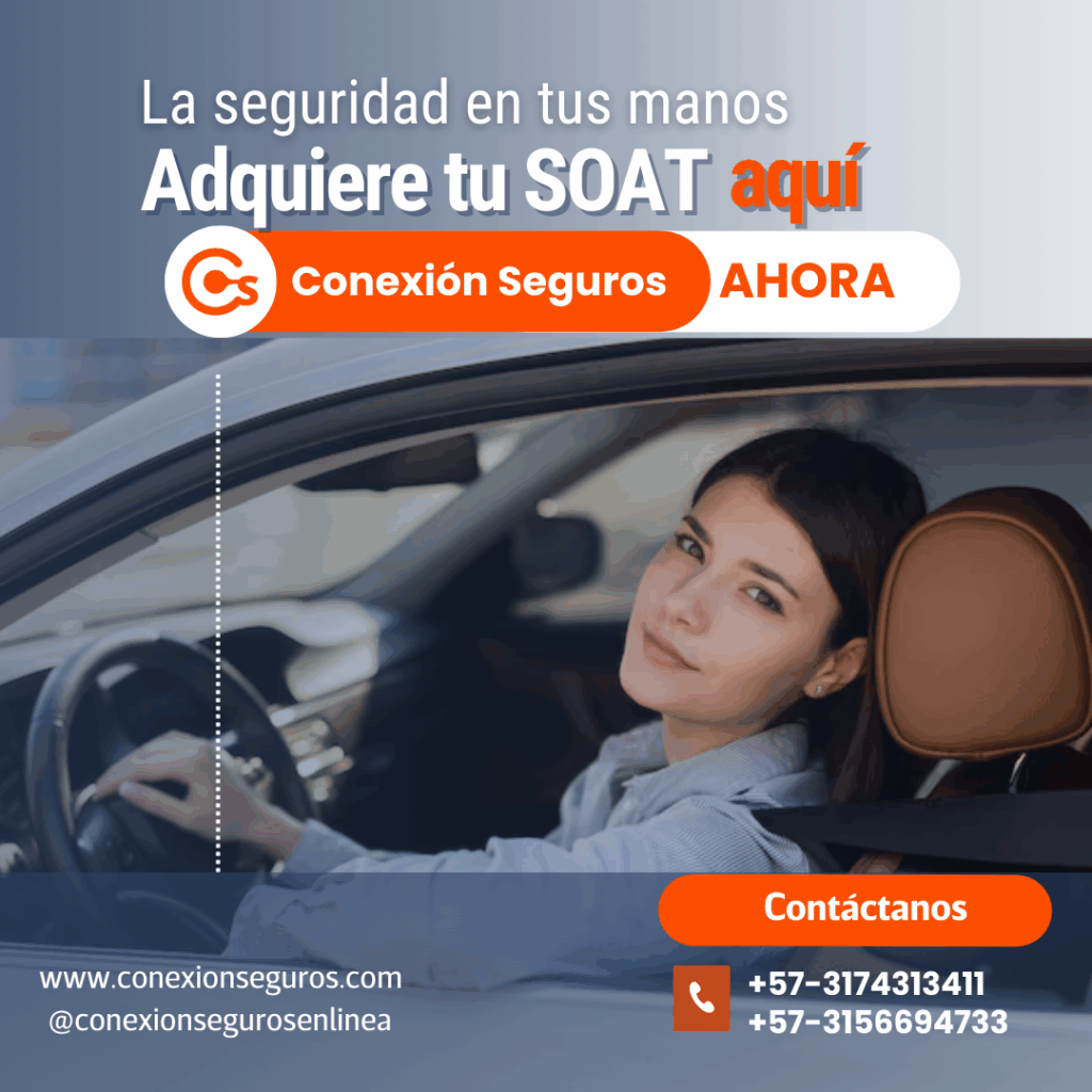 Mujer en carro, representando la cobertura rápida y segura del SOAT con Conexión Seguros.